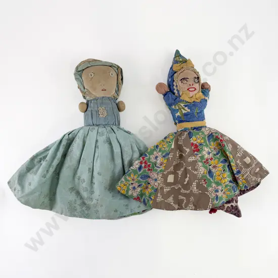 Two Vintage Topsy Turvy Dolls