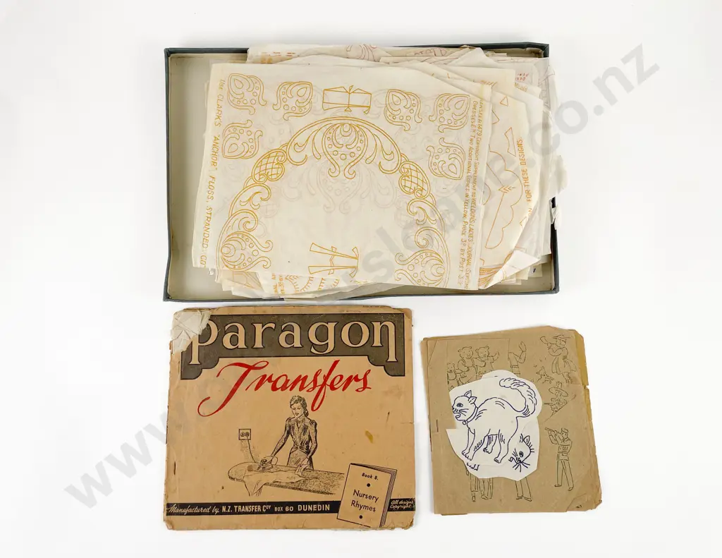Box of Embroidery Transfers Image 1++
