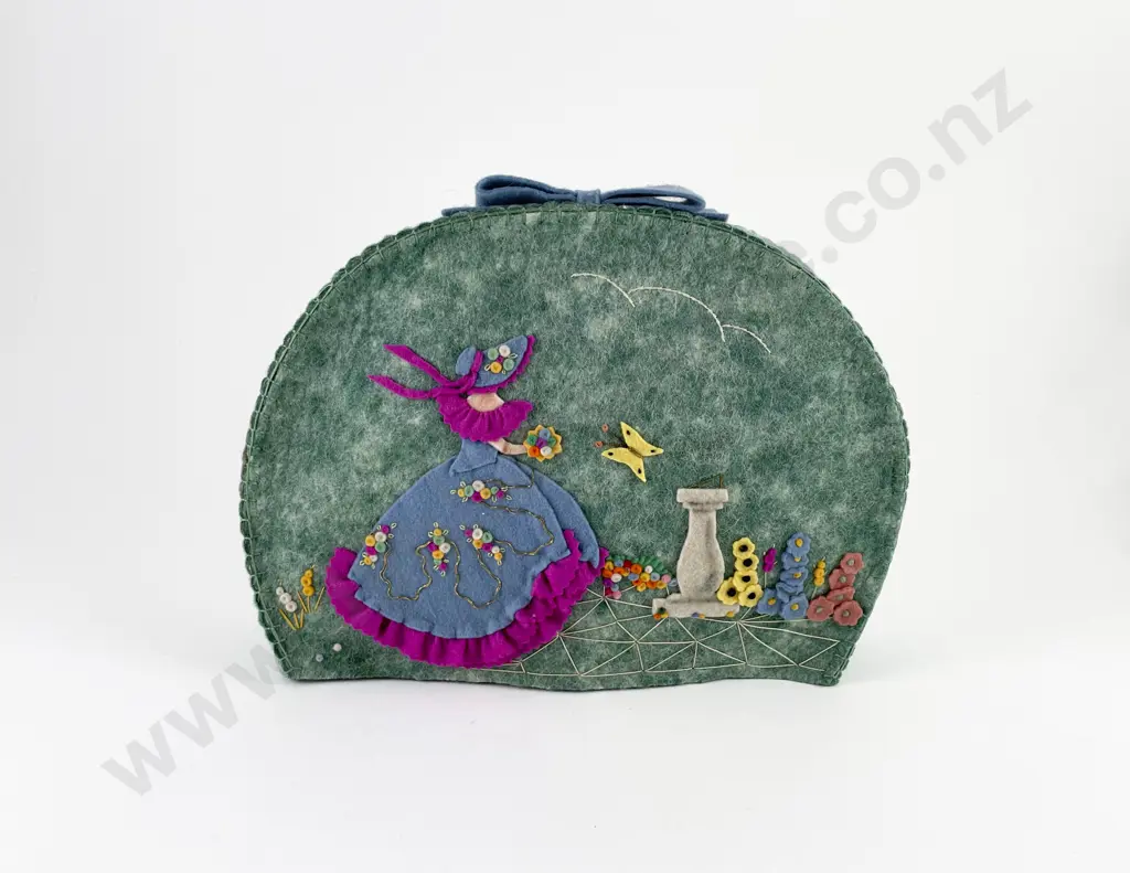 C1930's Carpet Felt Tea Cosy Image 1++