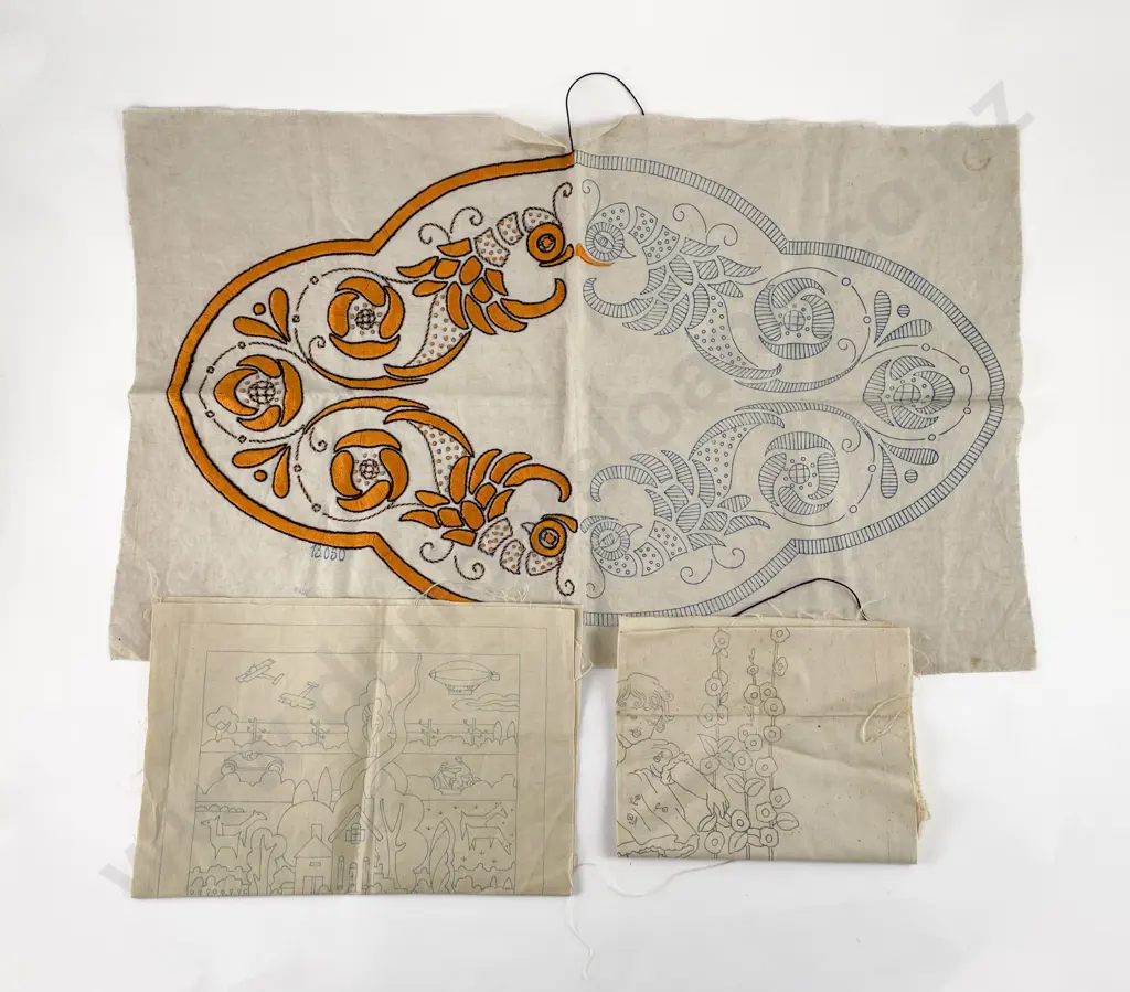 C1932 Transfer Printed Calico Image 1++