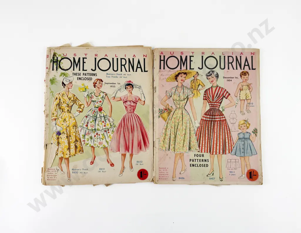 Australian Home Journal December 1954 & September 1955 Image 1++