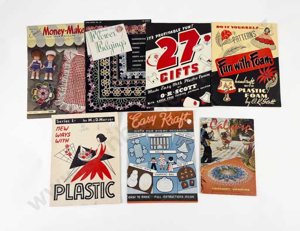 Six Vintage Patten Books Image 1++