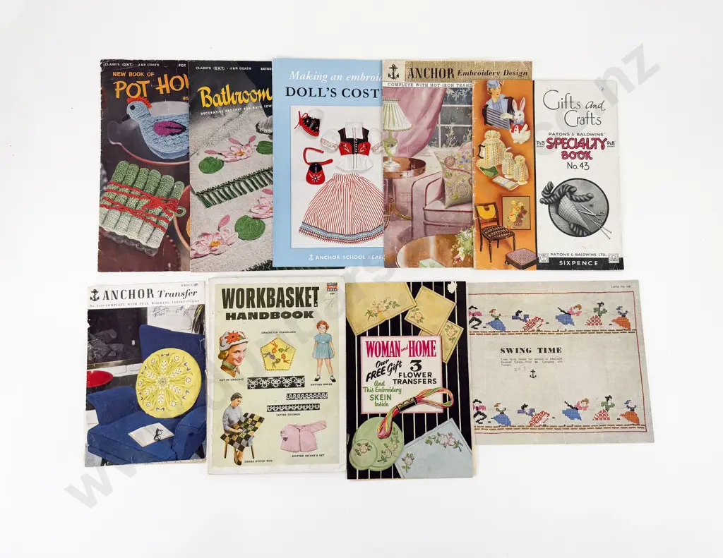 Nine Vintage Patten Books Image 1++