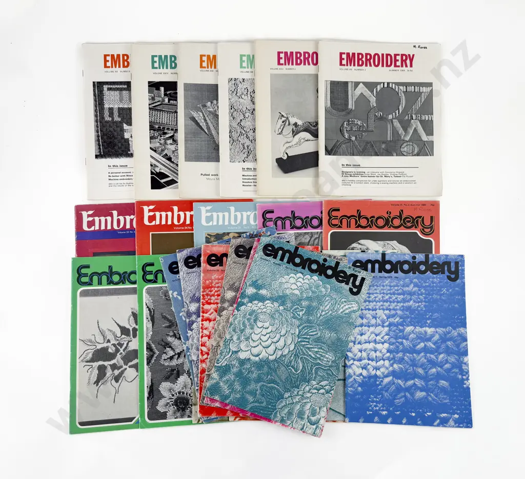 23 issues Embroidery Magazine Image 1++
