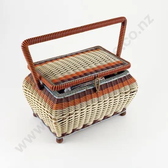 Vintage Sewing Box & Contents