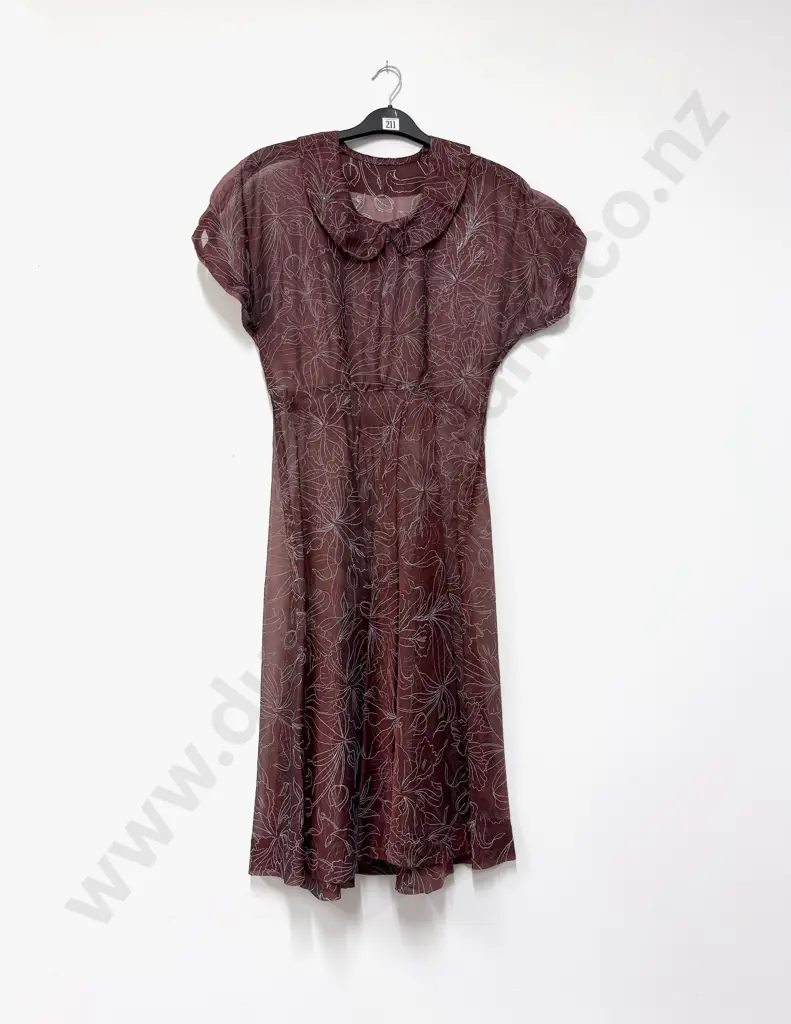 Early 1950's Cocktail Dress Image 1++