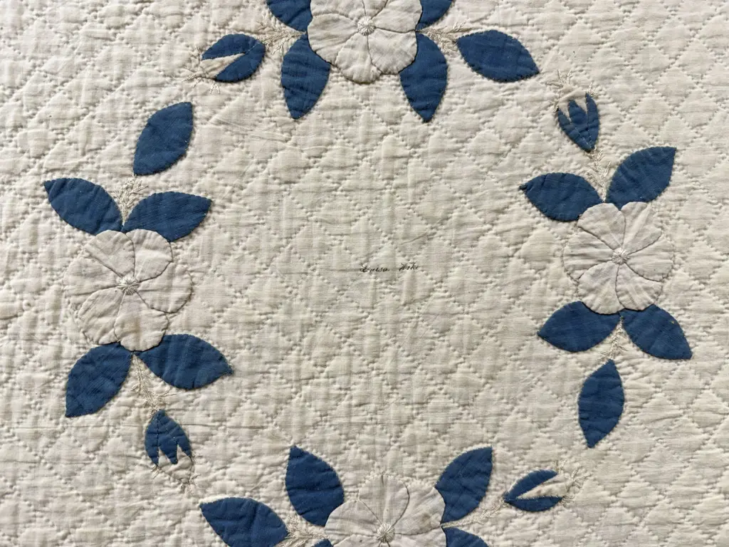 Mid C19th American Applique Quilt Image 1++