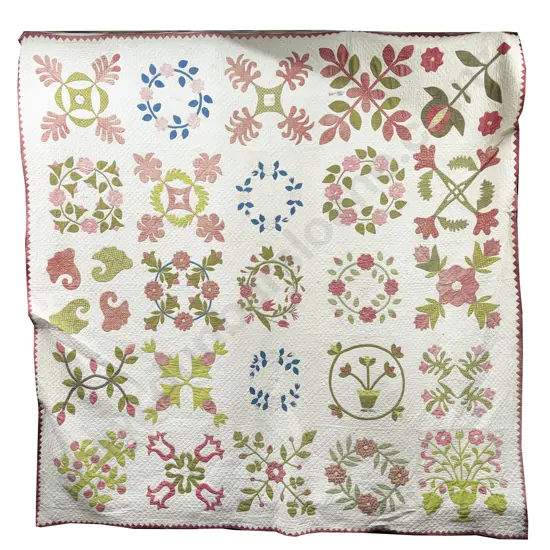 Mid C19th American Applique Quilt