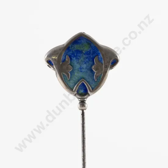 Edwardian S/S and Blue/Green Hat Pin