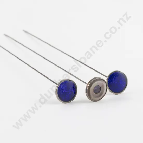 Art Nouveau Pair and Single Hat Pins