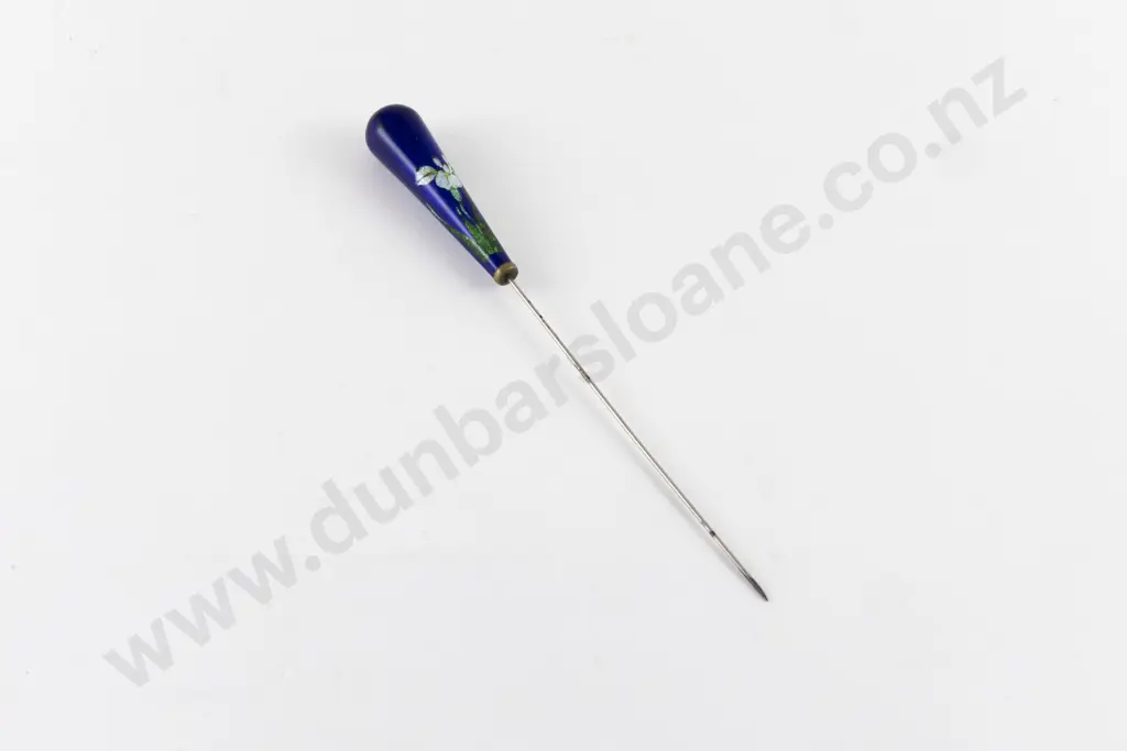 Art Nouveau Enamel Stick Pin Image 1++