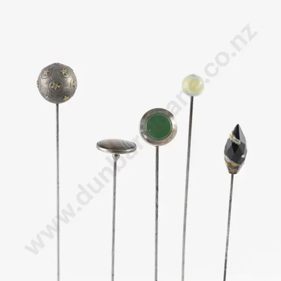 Five Various Hat Pins