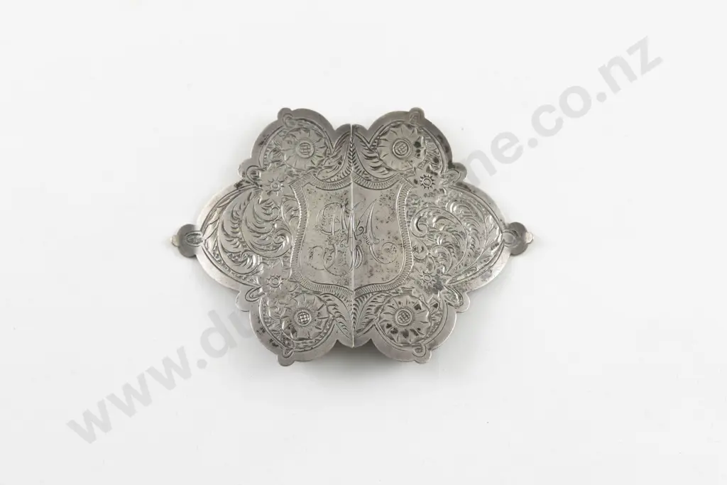 NZ Colonial S/S 2pce Belt Buckle Image 1++