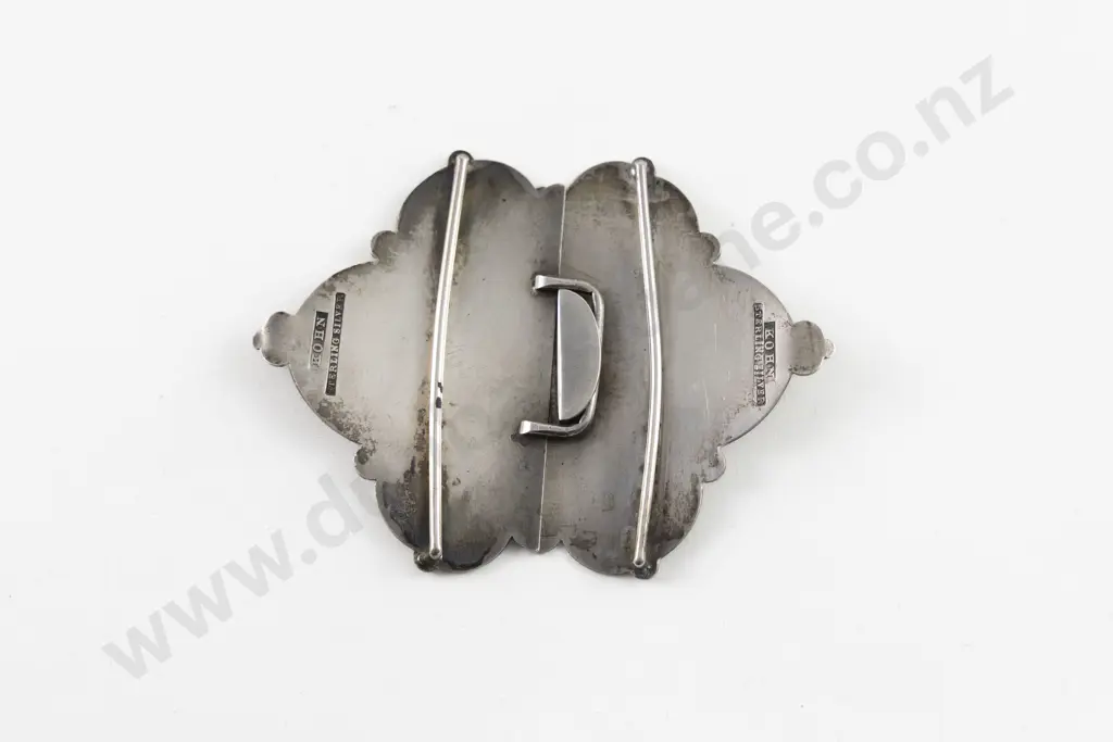 NZ Colonial S/S 2pce Belt Buckle Image 1++