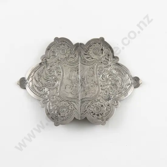 NZ Colonial S/S 2pce Belt Buckle