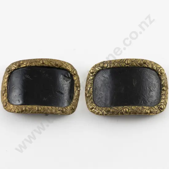 Pair Georgian Gilt Metal Shoe Buckles
