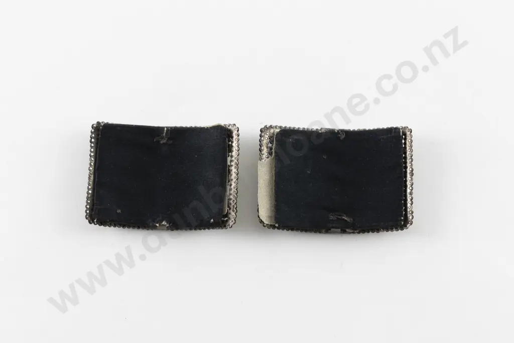 Pair Victorian Cut Steel Shoe Buckles Image 1++