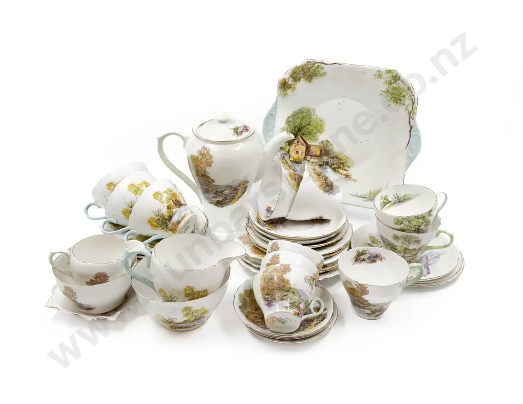 Shelley Landscape Pattern Tea and Coffee Ware Image 1++