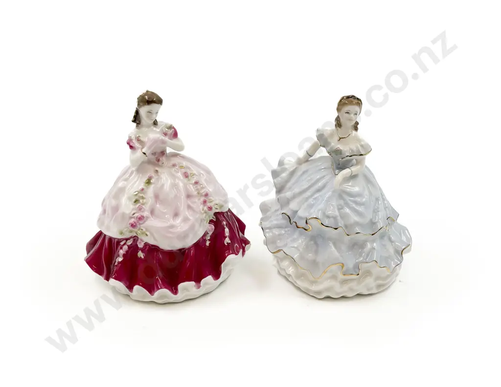 Royal Worcester Two Ltd Ed Figures Image 1++