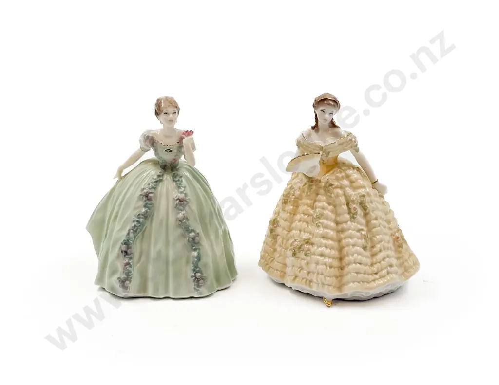 Royal Worcester Two Ltd Ed Figures Image 1++