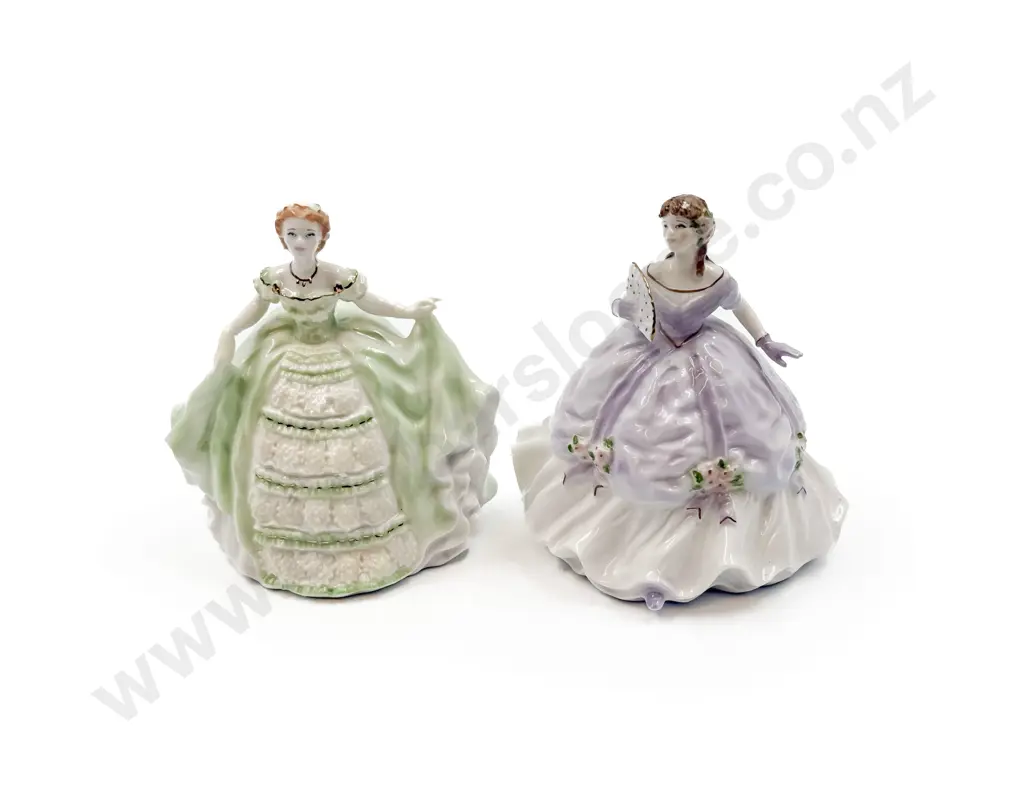 Royal Worcester Two Ltd Ed Figures Image 1++