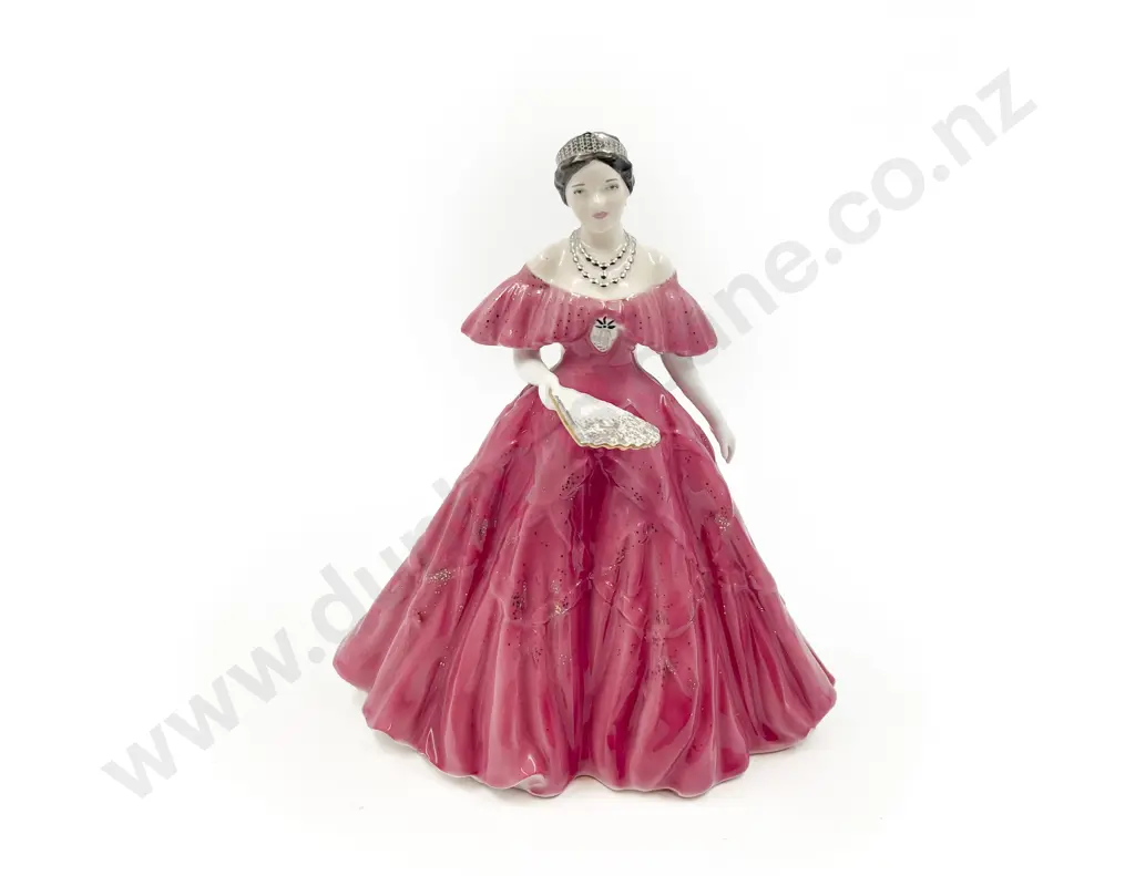 Royal Worcester Figure "Queen Elizabeth The Queen Mother" Image 1++