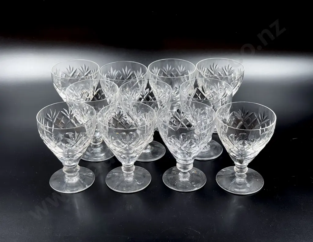Royal Doulton Crystal 11 Wine Goblets Image 1++