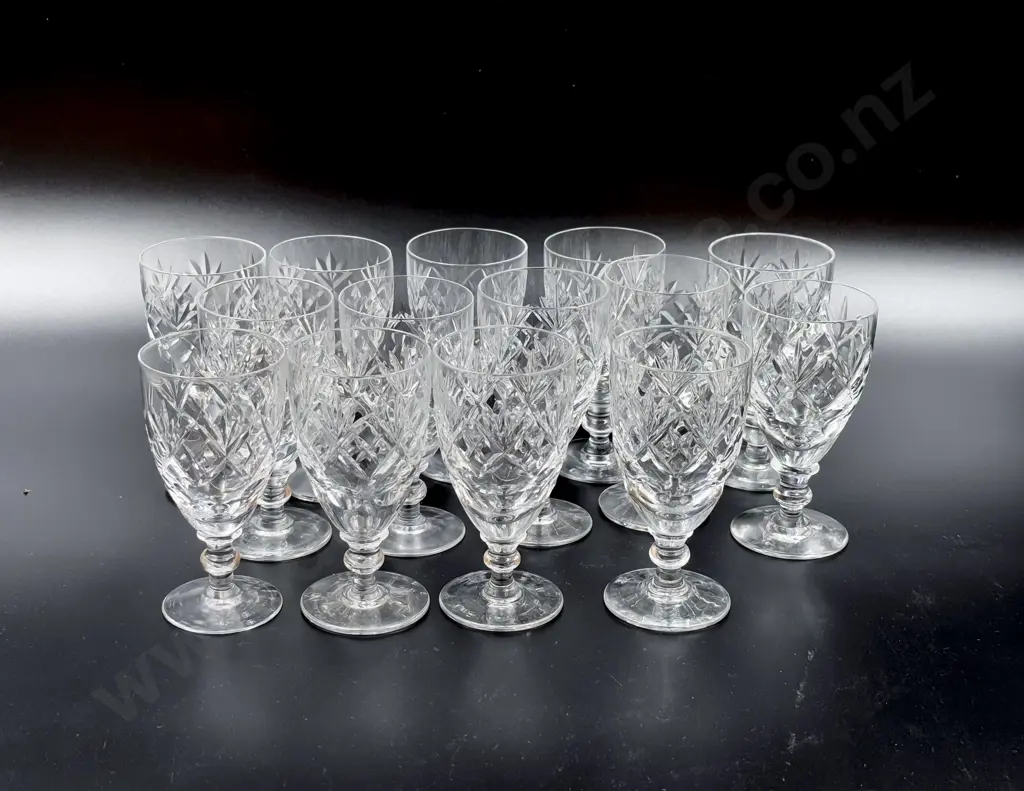 Royal Doulton Crystal Fourteen Port Goblets Image 1++