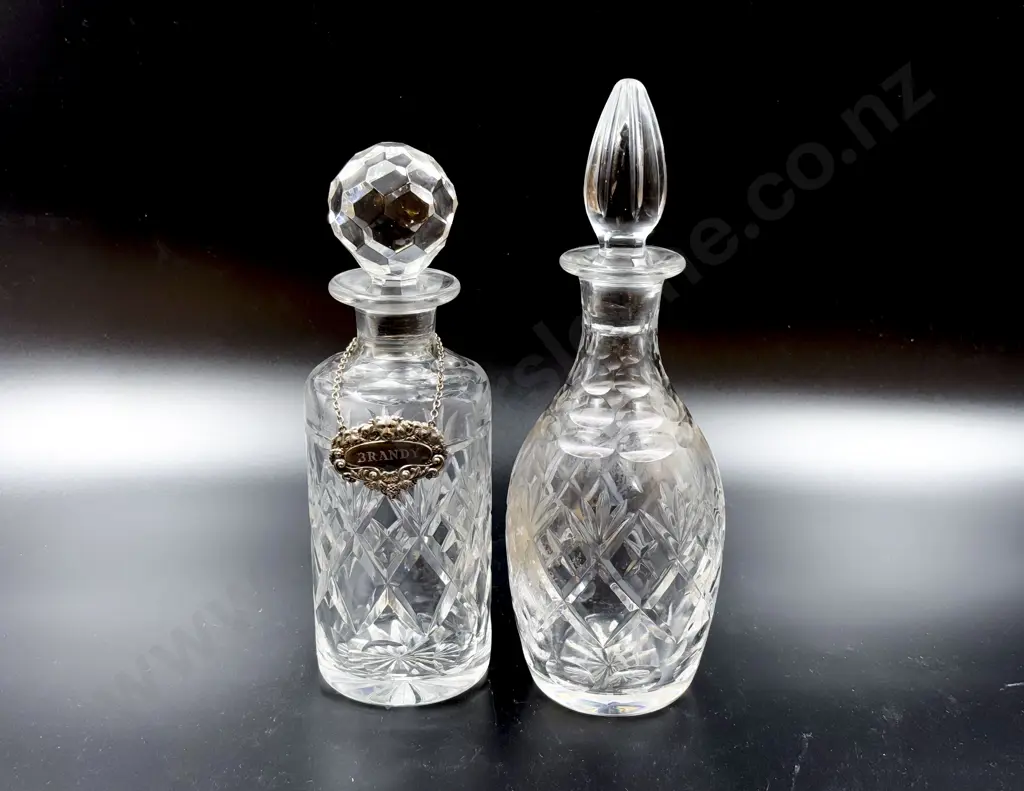 Two Crystal Decanters Image 1++