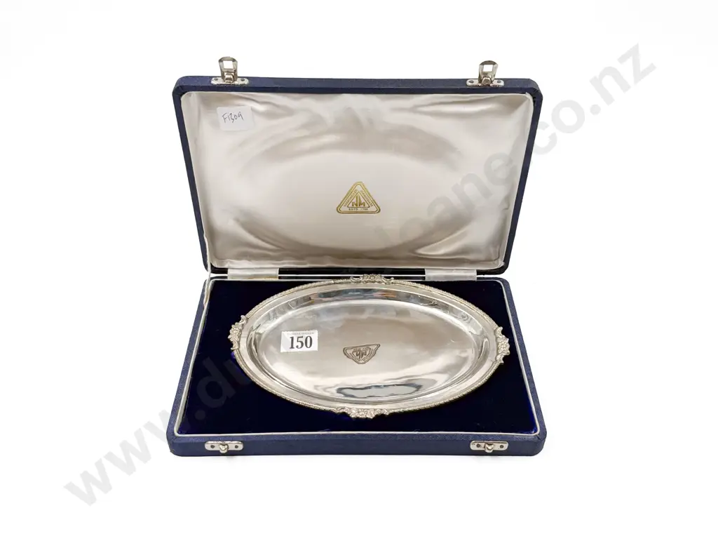 Boxed Silver Card Tray Image 1++