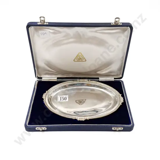 Boxed Silver Card Tray