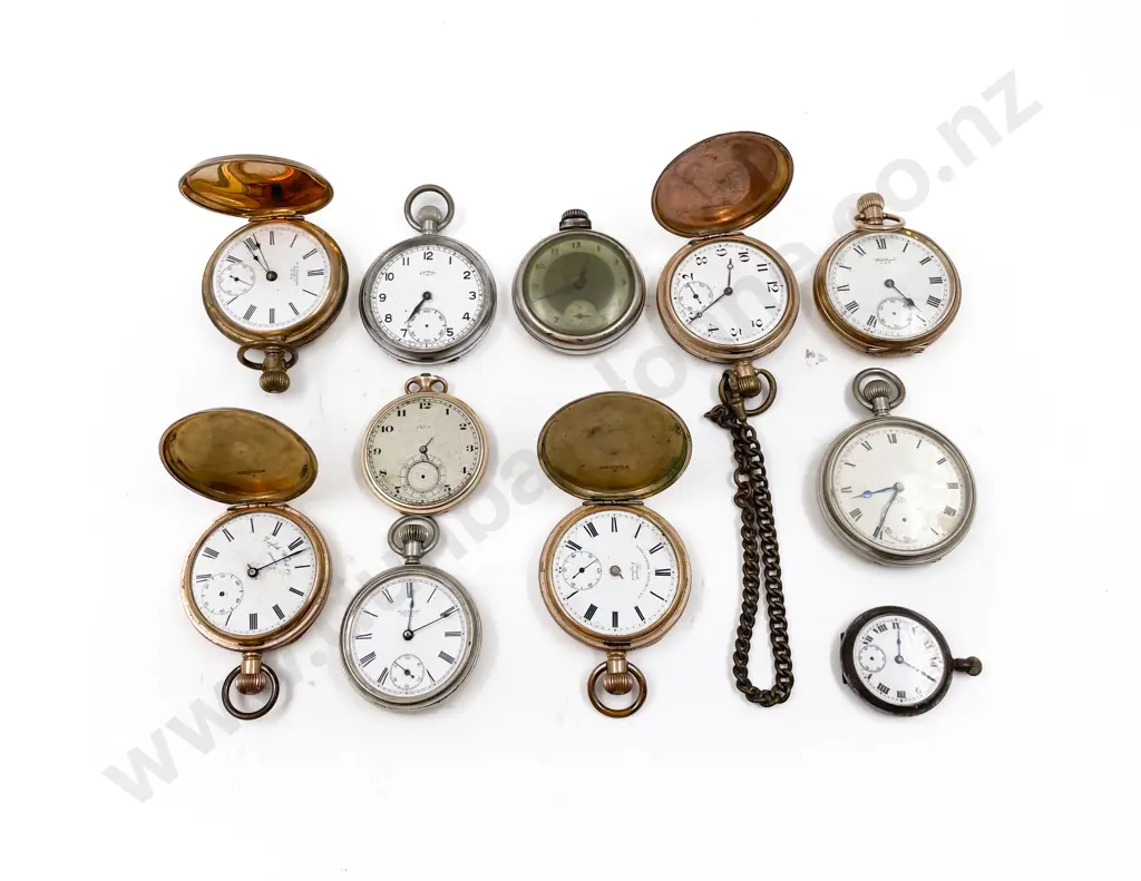 Various Pocket Watches Suitable for Parts and/or Repair Image 1++