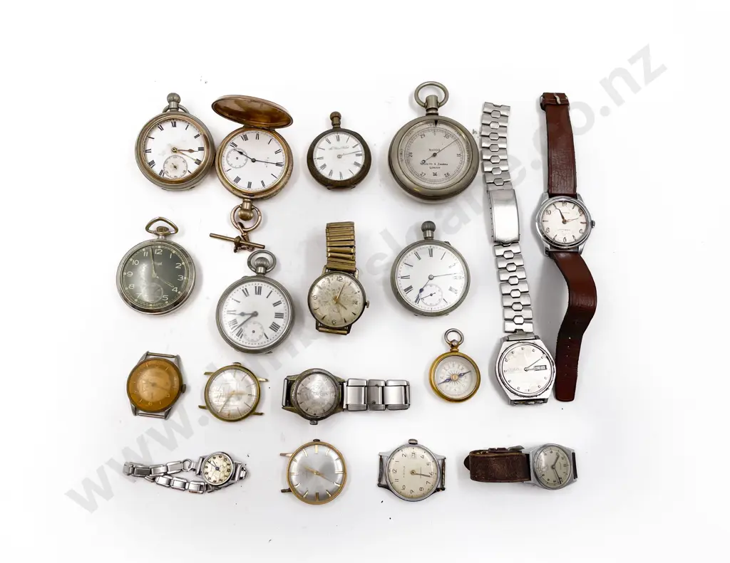 Various Pocket Watches Suitable for Parts and/or Repair Image 1++
