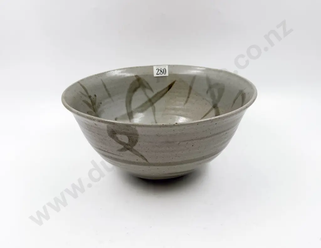 Unknown Potter Large Stoneware Bowl Image 1++