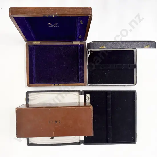 Qty of Vintage Cutlery Boxes and Cases