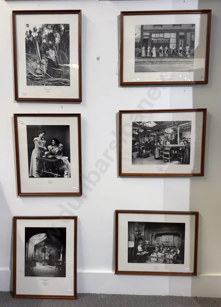 Six Assorted Turnbull Library Reproduction Photographs Image 1++