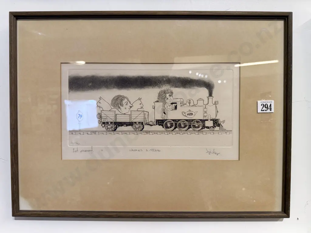 Gary Tricker - "Ladies & Plate" - First Proof Image 1++