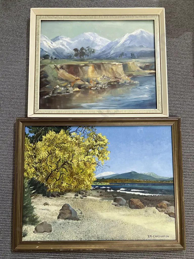 Y.M. Chadderton - Oil on Board together with Unsigned Oil Image 1++