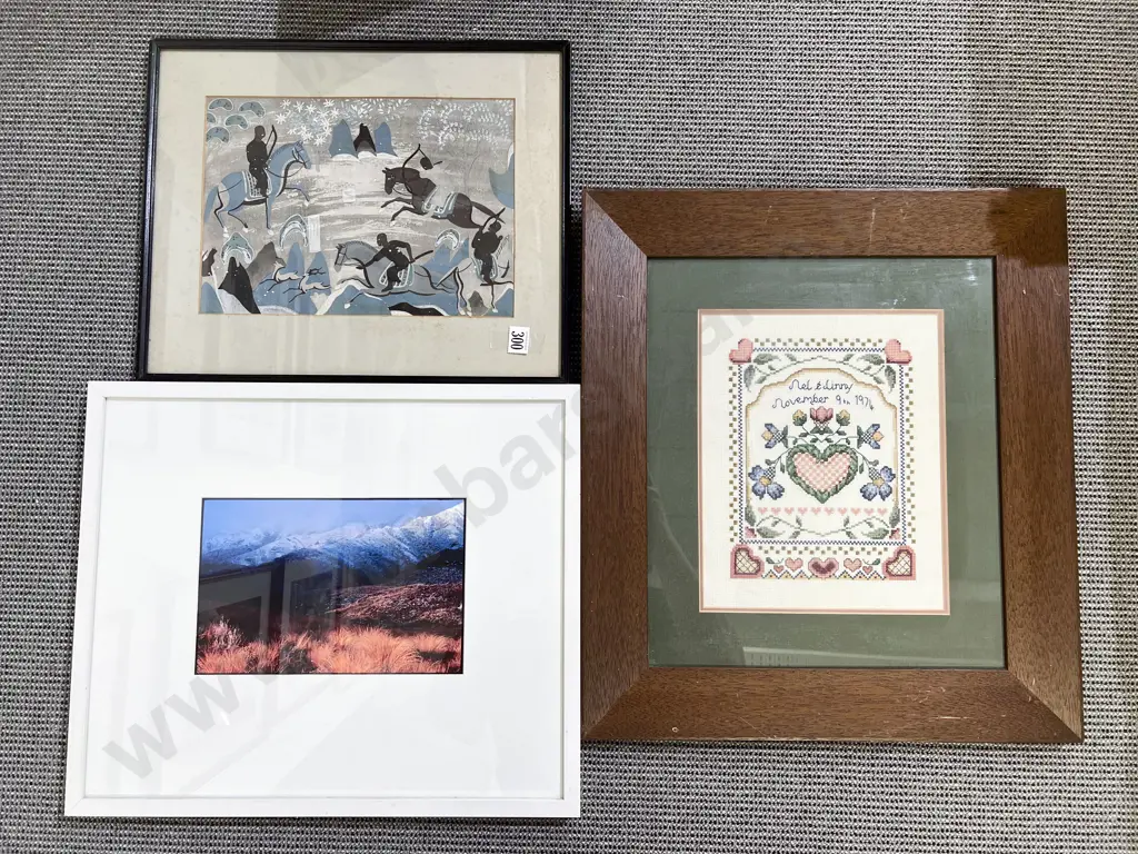 Three Assorted Prints & Originals Image 1++
