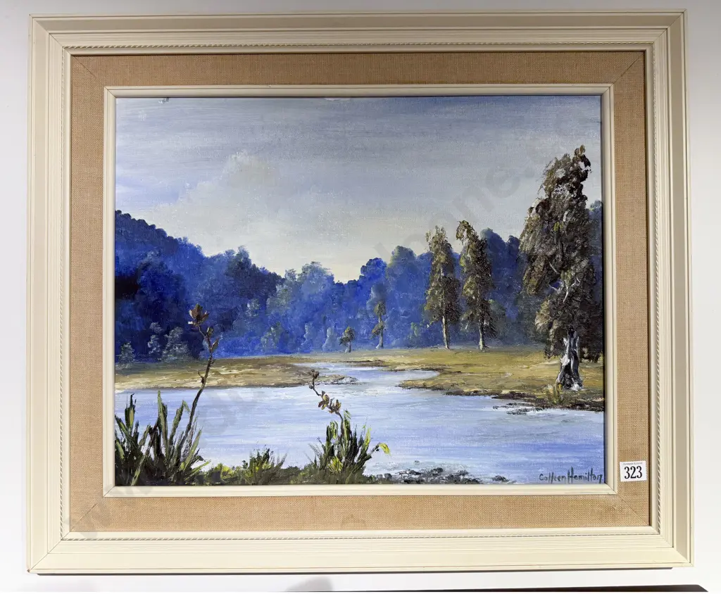 Colin Hamilton - "Awakino Valley" - Oil on Board Image 1++