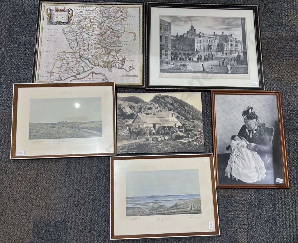 Eight Assorted Vintage Prints etc Image 1++
