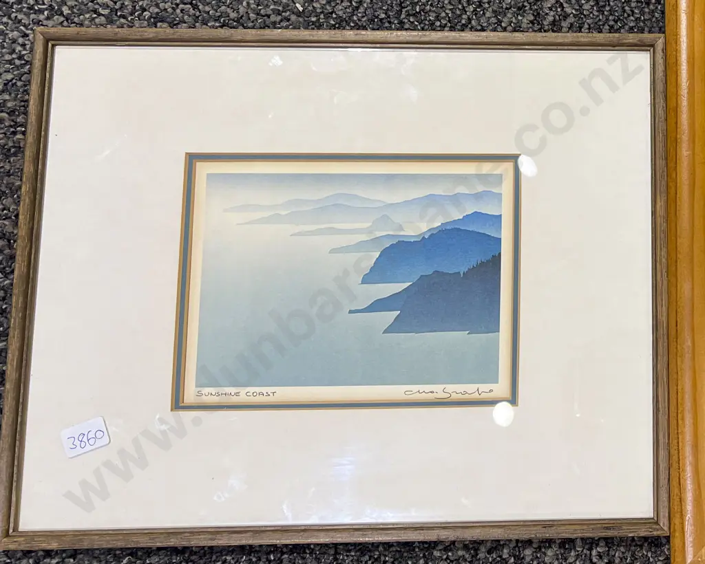Indistinctly Signed - "Sunshine Coast" Print Image 1++