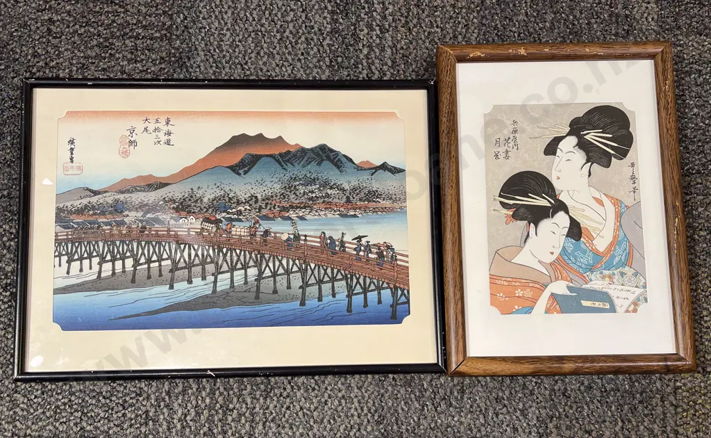 Two Japanese Prints Image 1++