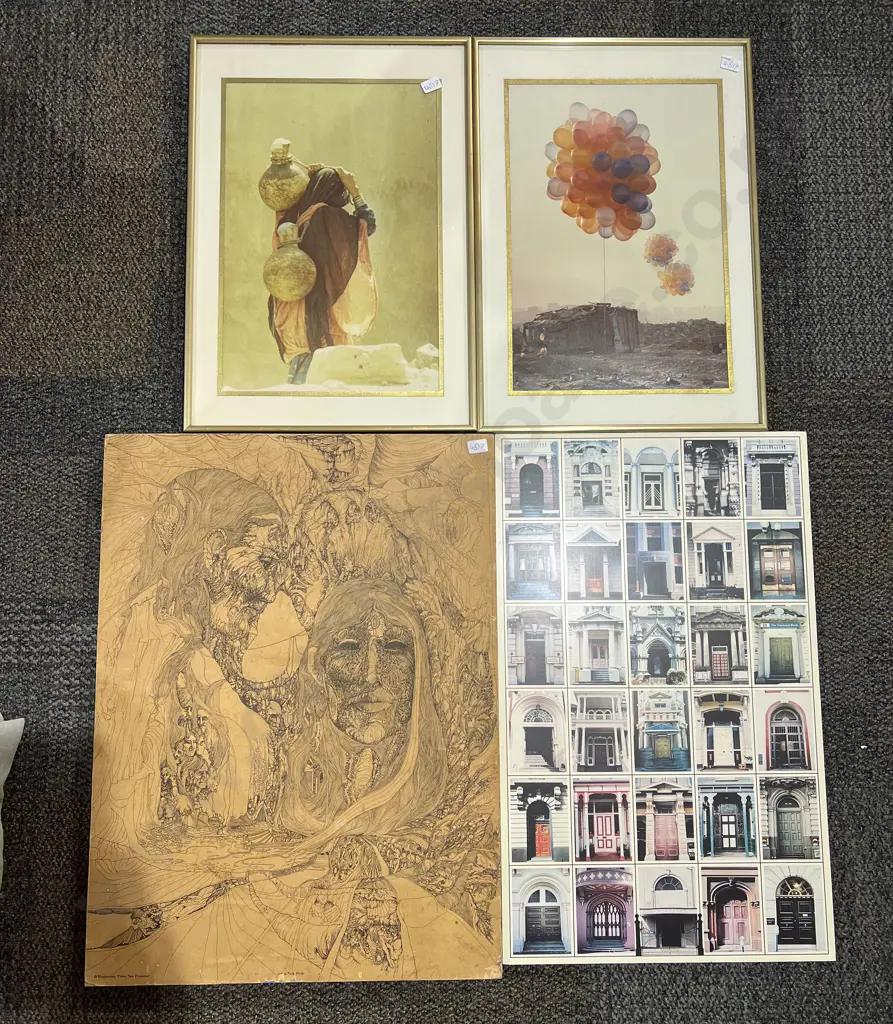 Seven Assorted Prints & Originals Image 1++