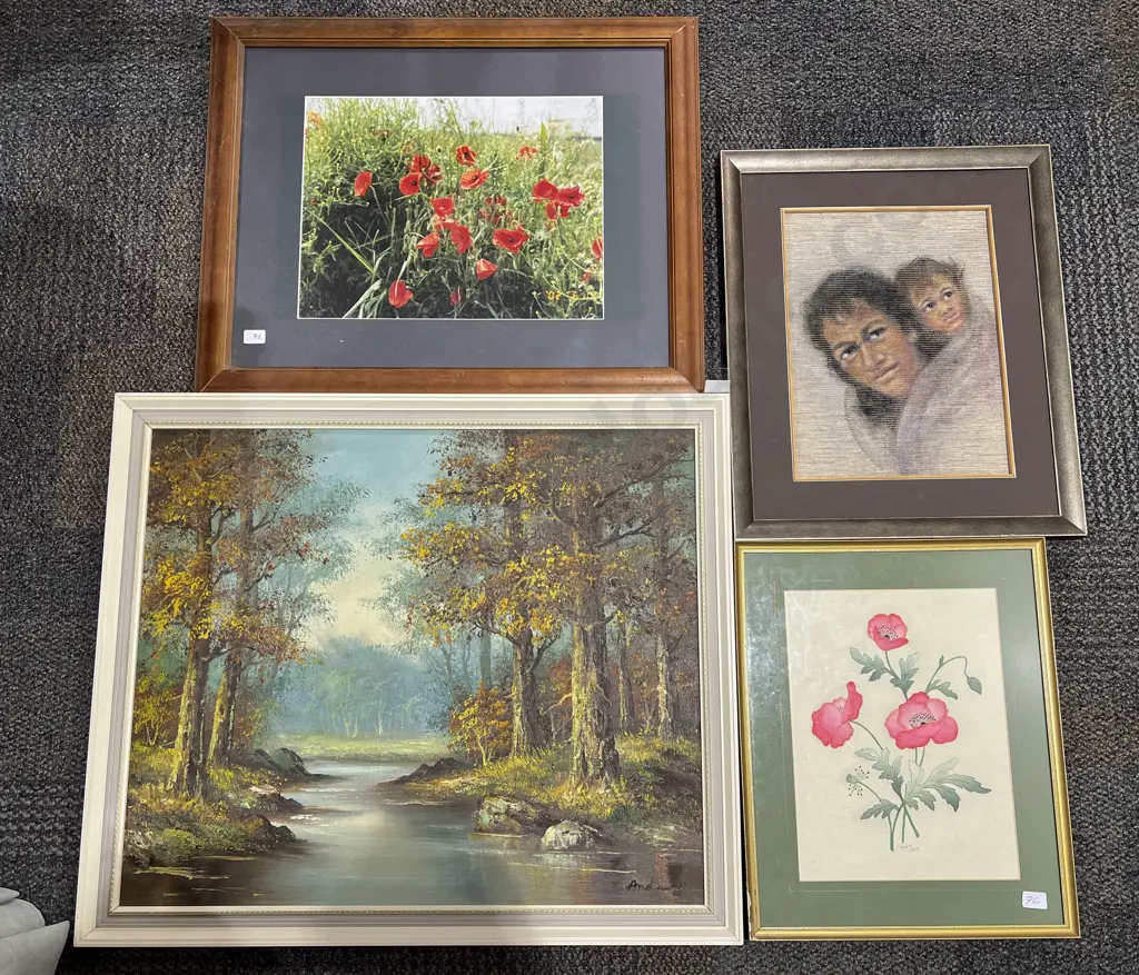 Four Assorted Prints & Originals Image 1++