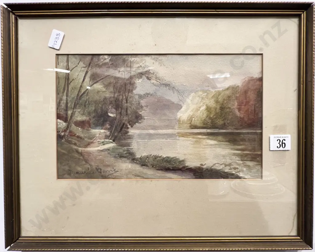 Indistinctly Signed Watercolour Image 1++