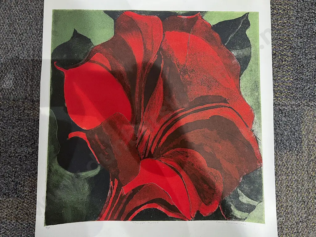Penny Ormerod (1922 - 1988) - Trumpet Flower (unframed) Image 1++