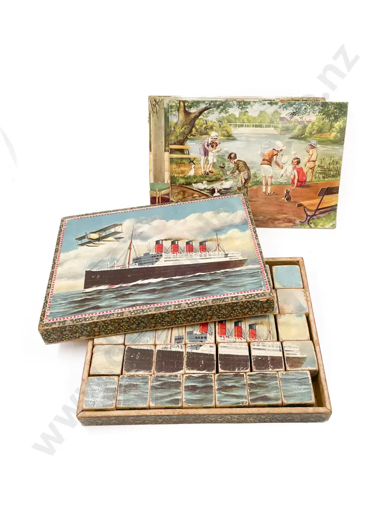 Vintage Puzzle Block Game etc Image 1++