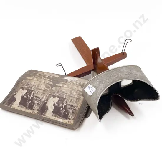 Vintage Stereoscope & Assorted Slides