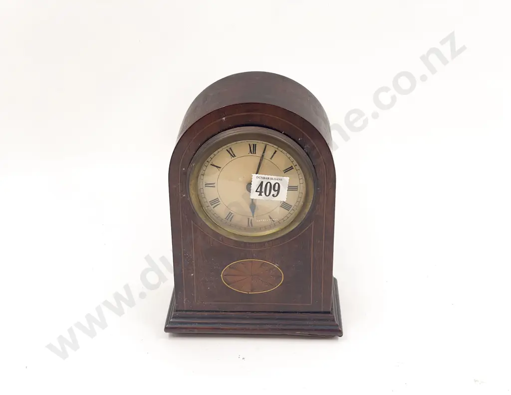 Small Inlaid Mantle Clock Image 1++